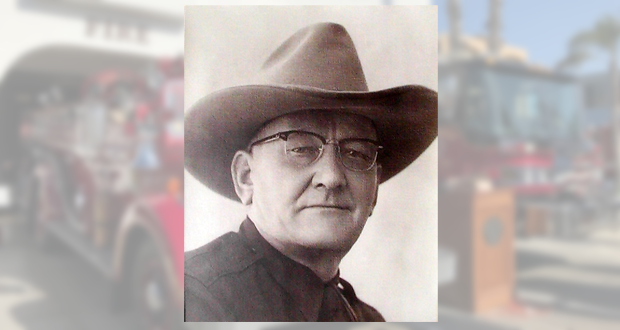 Oceanside first paid Fire Chief, Walter Johnson (Photo courtesy: City of Oceanside)