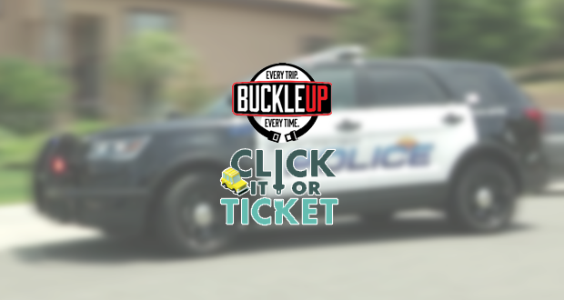 Reminder from OPD to Buckle Up, Oceanside. Every Trip, Every Time