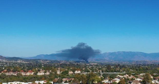 Thick black smoke rising from the incident could be seen for miles much of Oceanside