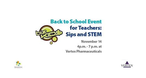 All Teachers are Invited to Attend a Back to School Event, Sips and STEM  - November 14