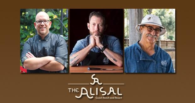 (l-r) : Executive Chef Anthony Endy, Hugh Mangum, Frank Ostini