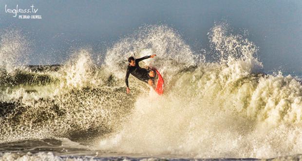 2019 KSUSA Open division champion Jack Beresford surfing Oceanside Harbor (Photo courtesy: KSUSA)