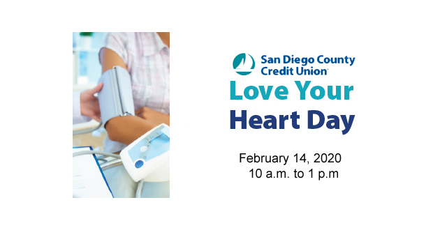 Free Blood Pressure Screenings Taking Place at Several SDCCU Locations on Valentine’s Day