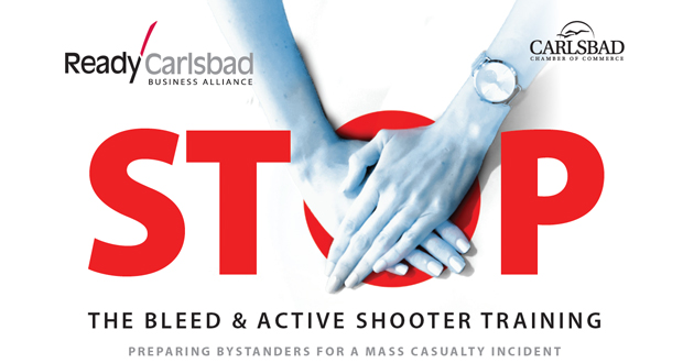 Ready Carlsbad Business Alliance to Hold Stop The Bleed and Active Shooter Training Symposium- March 13