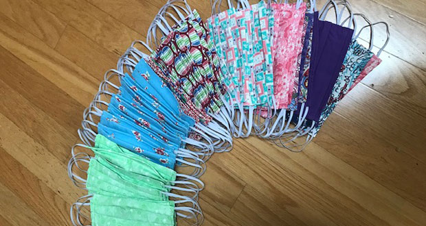 Local Hero Pitches in with Facemasks