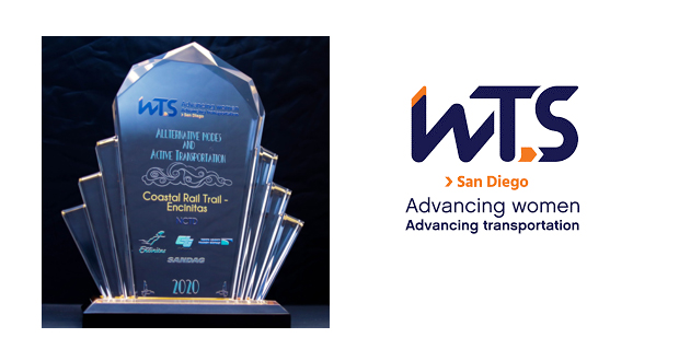 NCTD, SANDAG, City of Encinitas & Caltrans Receive WTS International Alternative Modes & Active Transportation Award