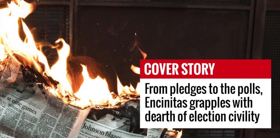 Photo of newspaper on fire. (Photo illustration by Jeremy Bishop, Unsplash)