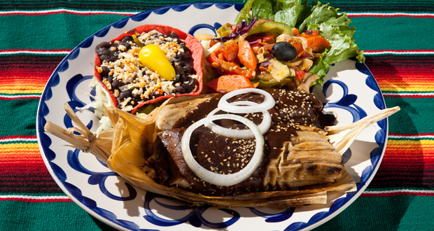 Turkey Mole Tamales  (Photo courtesy:  Diane Powers’ Restaurants)