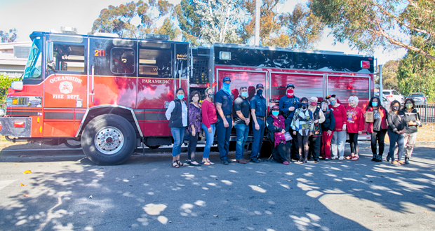 Oceanside Woman’s Club Donates $2,500 to Oceanside Firefighters Association