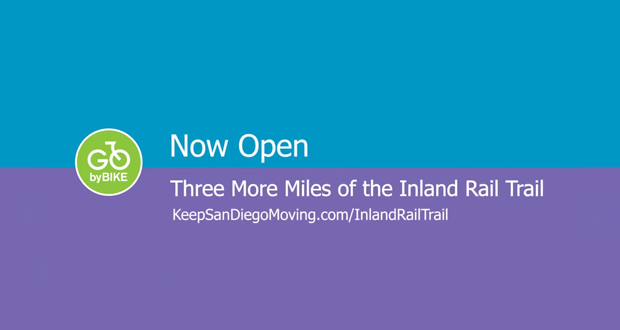 SANDAG+Celebrates+the+Opening+of+Three+New+Miles+of+Inland+Rail+Trail+in+North+County