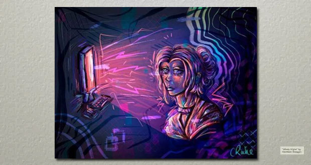 'Digitally Divided' by San Dieguito Academy student Chloe Grace Roche