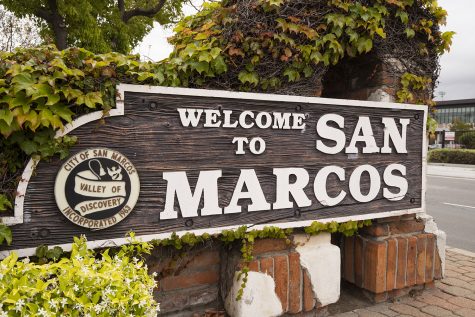 The San Marcos city sign. (Photo by albertc111, iStock Getty Images)