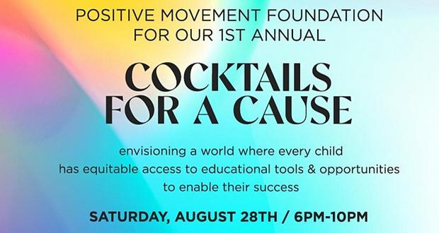 Positive Movement Foundation Hosts ‘Cocktails for a Cause’