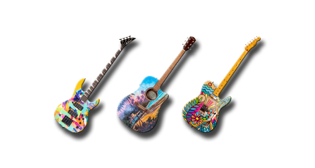 ArtReach Auction Features Thirty-Two Stunning Custom-Designed Guitars