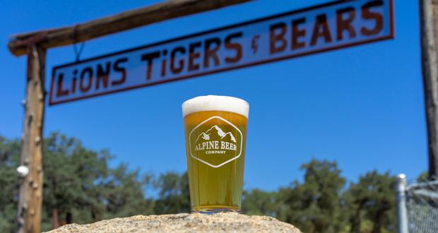 Alpine Beer Company Debuts Local Beer in Support of Neighbor Lions Tigers & Bears