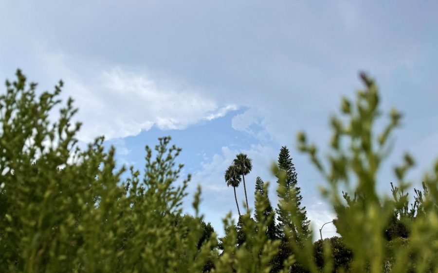 Monsoon storm clouds gather over Encinitas on Friday, Sept. 24. (North Coast Current photo)