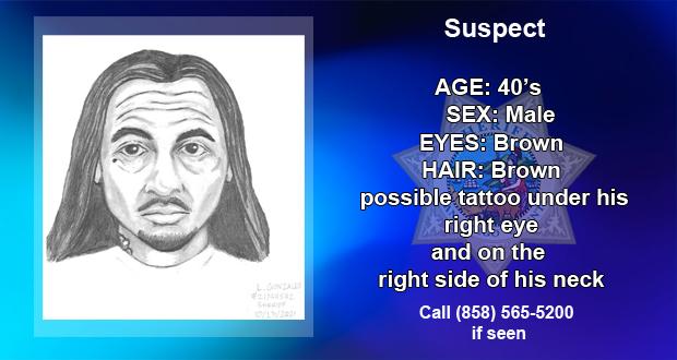 Sheriff's Department Seeking Public Assistance Location Child Harassment Suspect in Encinitas