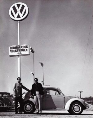Herman Cook Volkswagen, pictured in 1967. (Courtesy photo)