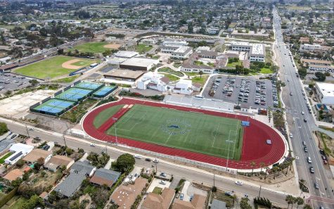 San Dieguito High School Academy in Encinitas is pictured in an aerial view on April 10, 2021. (Photo by Thomas De Wever, iStock Getty Images)