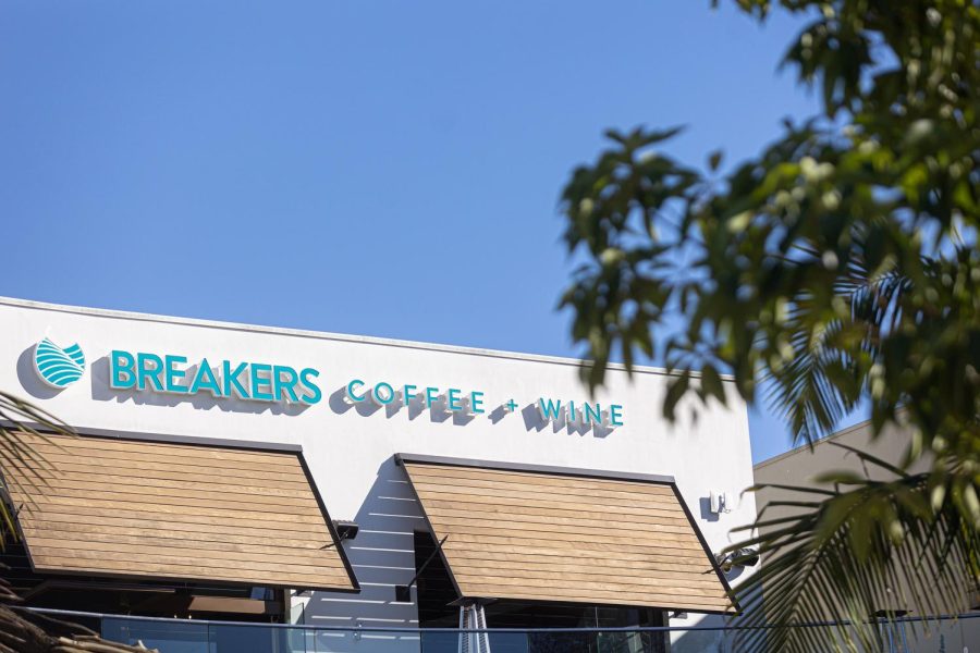 Breakers Coffee + Wine, pictured Feb. 17, is in Del Mar Highlands Town Center in Carmel Valley. (Photo by Jen Acosta)