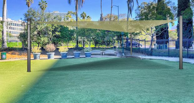 Artist rendering of new shade structure