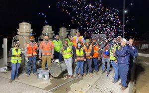 Pure Water Oceanside employees celebrate the launch of operations on Jan. 3. (Photo courtesy of the city of Oceanside)