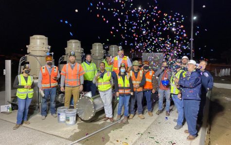 Pure Water Oceanside employees celebrate the launch of operations on Jan. 3. (Photo courtesy of the city of Oceanside)