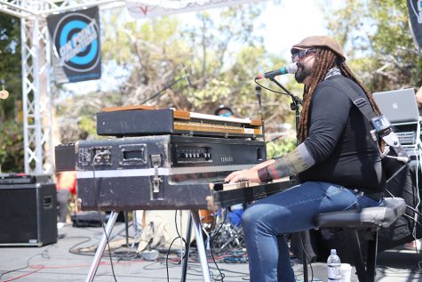 JB & the Movers perform at the Stone Brewing Beer Garden Stage on April 29, 2018, at the Encinitas Spring Street Fair. (NCC file photo by Jen Acosta)