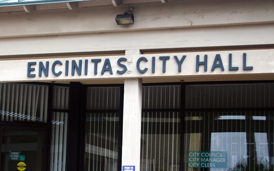 Encinitas City Hall. (NCC file photo)