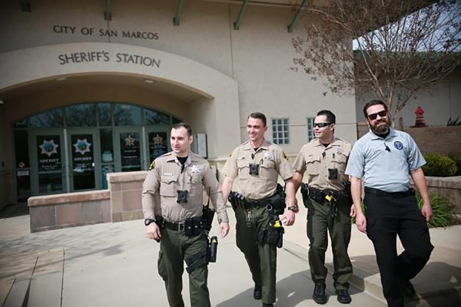 The San Diego County Sheriff's Department's San Marcos Station. (Sheriff's Department photo)
