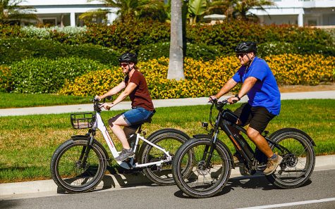 E-bike use in Carlsbad is now subject to rules under a new city ordinance. (Carlsbad city photo by Kristina Chartier)