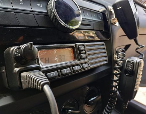 An example of a law enforcement radio. (Photo by Evgen Prozhyrko, iStock Getty Images)