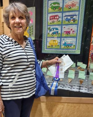 Encinitas resident Lucia Bailey shares ribbons she won at this year’s San Diego County Fair. (Photo Courtesy of Devon Bailey)
