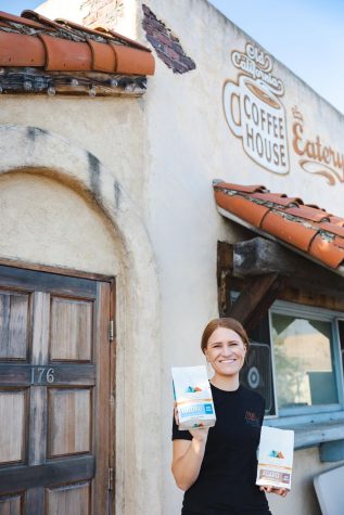 In addition to being a co-owner of Old Cal Coffee Co. in San Marcos, Erin Nenow, pictured Aug. 24, has launched Ascend Coffee Roasters. (Photo by Jen Acosta)