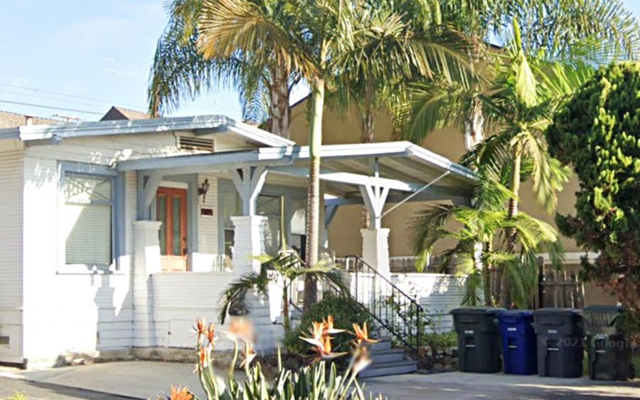 The recent demolition of this small century-old bungalow in Cardiff, believed to have been a pastor’s house for a former church located on a property next door, raised debate on social media about what the historical preservation of buildings means in the city of Encinitas. (Google Street View photo)