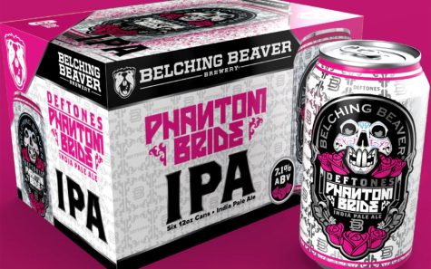 Thomas Peters, who was recently promoted to head of production at Belching Beaver Brewery of Oceanside, worked with Deftones lead singer Chino Moreno to create Phantom Bride IPA, named after the Deftones song of the same title. (Belching Beaver photo)