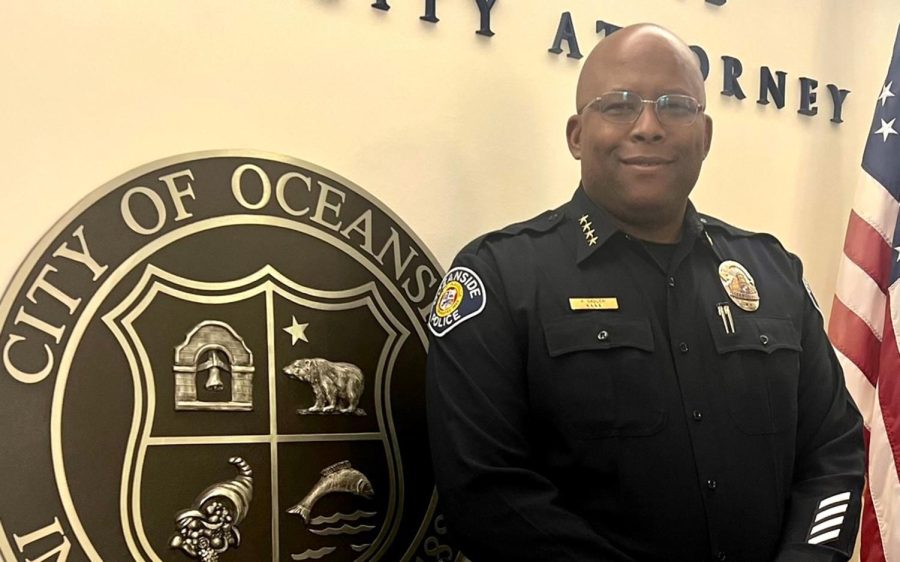 Oceanside Police Chief Kedrick Sadler took office on April 1. (Oceanside city photo)