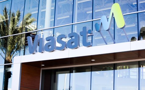 Viasat’s Carlsbad headquarters. (Viasat photo by Brandon Davila)