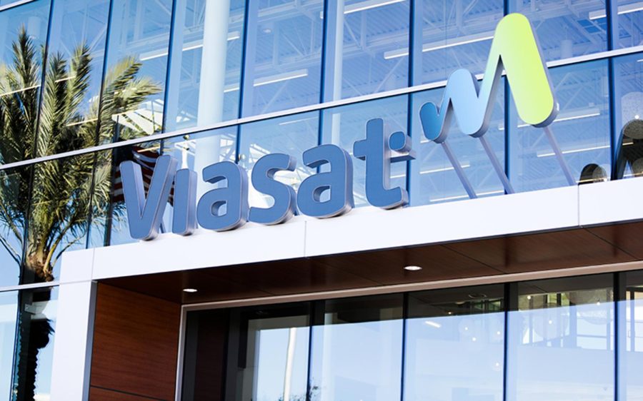 Viasat’s Carlsbad headquarters. (Viasat photo by Brandon Davila)