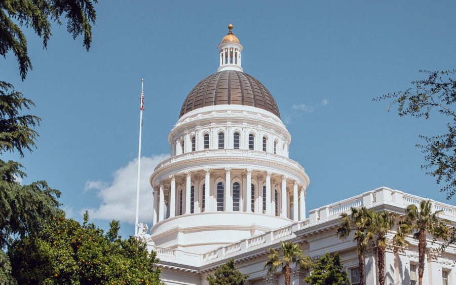 The California Capitol is pictured in April 2022. (Photo by Josh Hild via Unsplash)