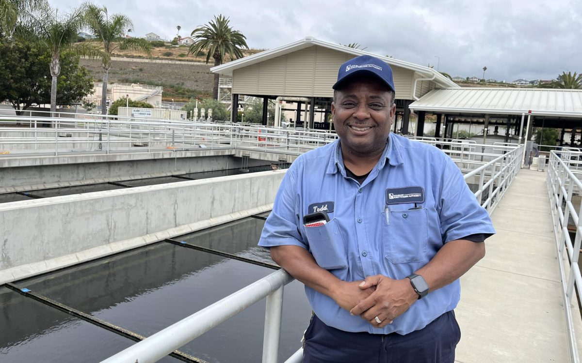 Todd Hutchinson, lead operator for the San Elijo Joint Powers Authority, is celebrating 25 years of service for the agency. (San Elijo JPA photo)