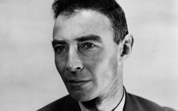 Julius Robert Oppenheimer is pictured in a 1944 Department of Energy photo. (National Archives Catalog)