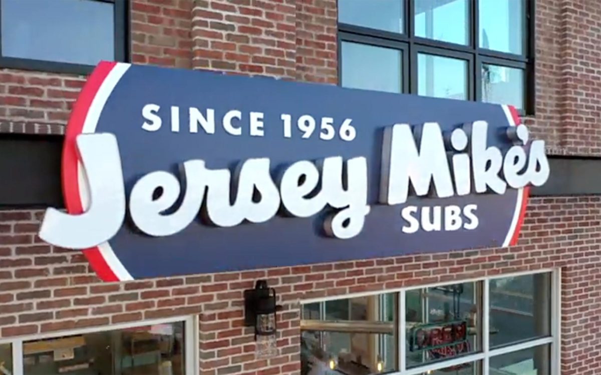 Jersey Mike’s Subs franchise owners Adrian Gonzalez, J. Randolph Taylor and Ken Nicola are celebrating the opening of their Carlsbad location with  a fundraiser for the Carlsbad Educational Foundation. (Jersey Mike's corporate photo)