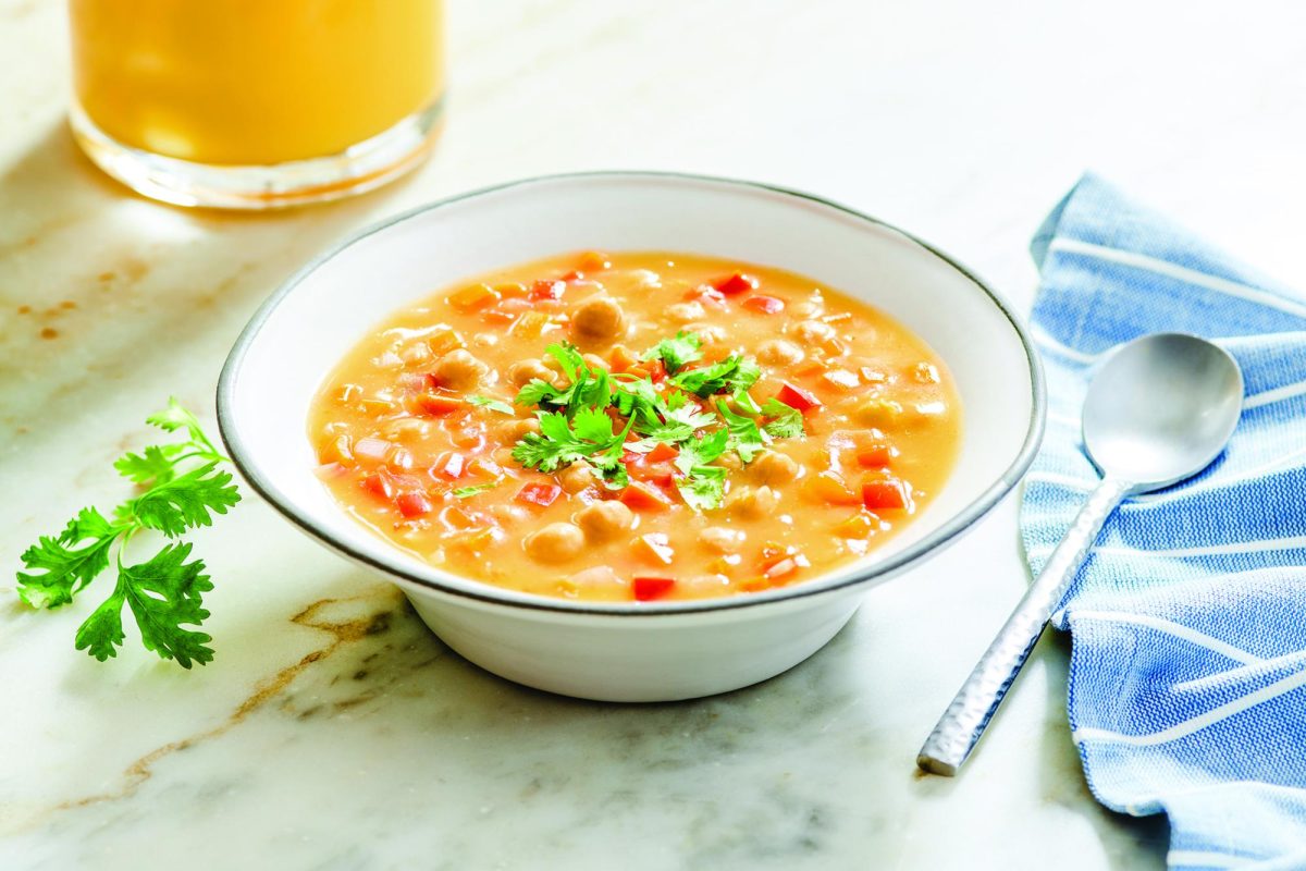 Orange Juice and Coconut Chickpea Soup from the  Florida Department of Citrus. (Courtesy photo)