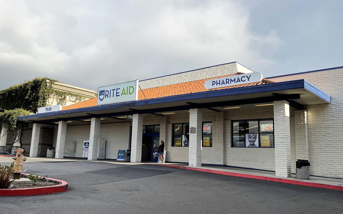 Rite Aid’s Encinitas location is pictured April 4. The store is slated for closure by mid-May. (North Coast Current photo)