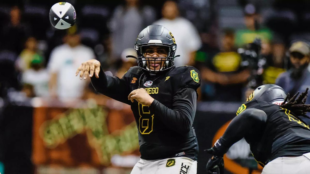 San Diego Strike Force Quarterback Nate Davis. (Team promotional photo)