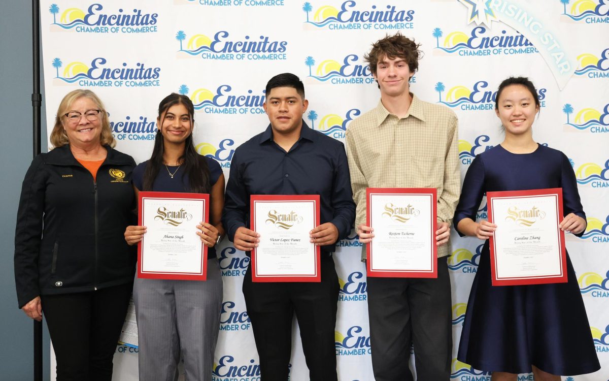 Encinitas chamber honors November high school Rising Stars