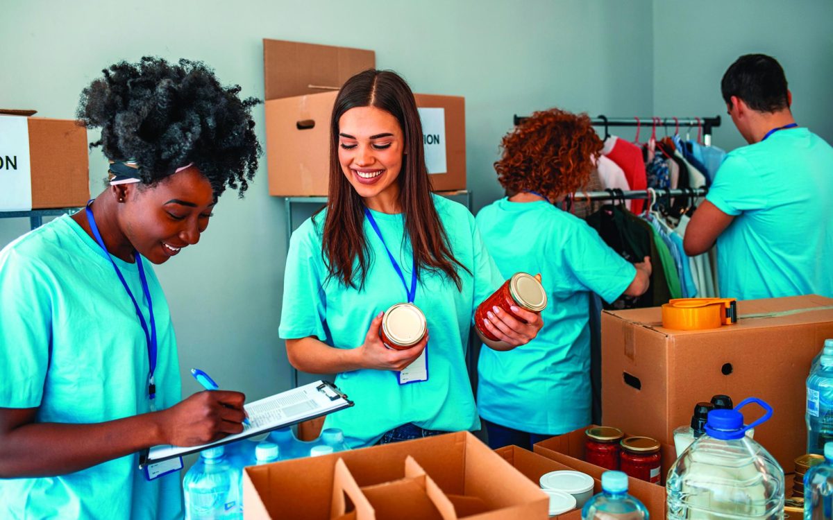 Food donations. (Photo by Dragana Gordic, Shutterstock)