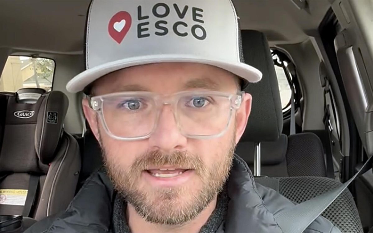 Escondido Mayor Dane White asks residents for their input on potential e-bike regulations in an Instagram video posted Jan. 21. (Instagram image capture)