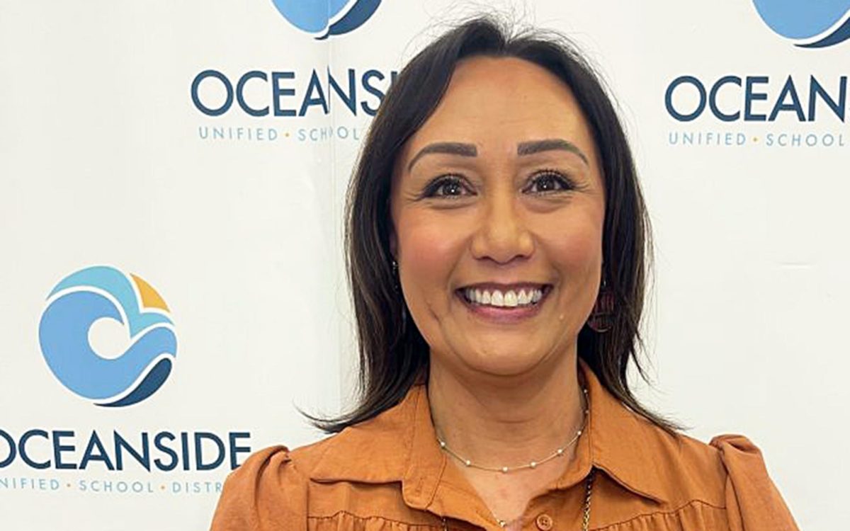 Angela Cruz, a library media technician at Stuart Mesa School in the Oceanside Unified School District, was recently named a 2026 California Classified School Employee of the Year. (San Diego County Office of Education photo)